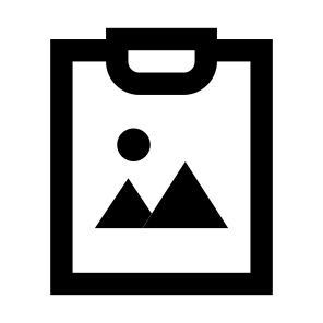 Image Clipboard Image Picture Photo Gallery Clipboard Clipchart Chart Document Paper File icon
