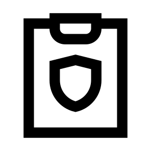 Security Clipboard Security Protection Safety Clipboard Clipchart Chart Document Paper File icon