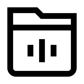 Sound Folder Sound Audio Folder File Storage Sort icon