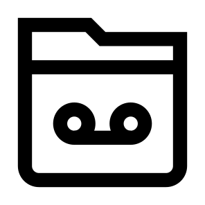 Voice Record Folder Voice Record Folder File Storage Sort icon
