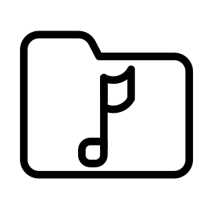 Sound Music Folder Ui Interface Audio Sound icon