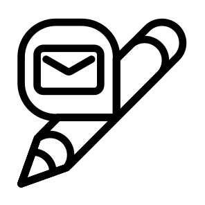 Pencil Message Documents Writing Search Web icon