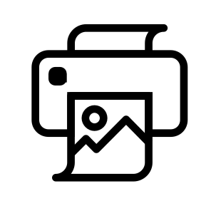 Print Image Documents Writing Search Web icon