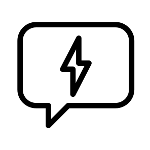 Chat Speed Two Chat Bubbles App Messaging icon