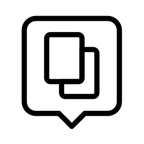 Copy Chat Nine Chat Bubbles App Messaging icon