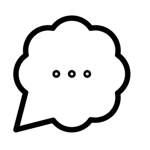 Typing Six Chat Bubbles App Messaging icon
