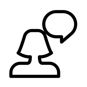 Woman Profile Four Chat Avatar App Messaging icon