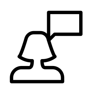 Woman Profile Three Chat Avatar App Messaging icon
