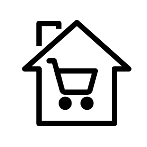 Shopping Buildings Search Web Property icon