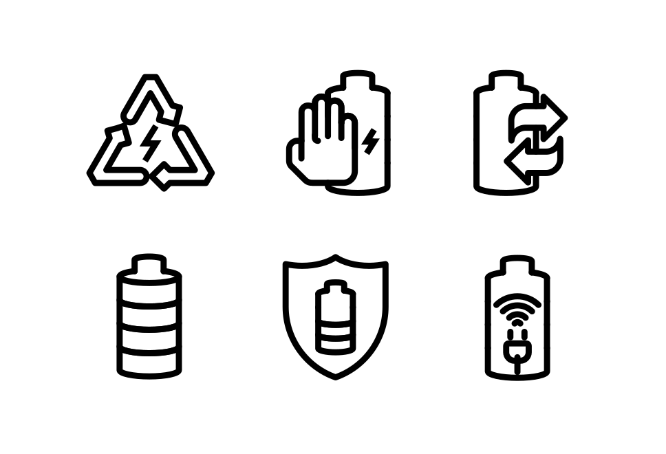 Battery Indicator Large Set Preview