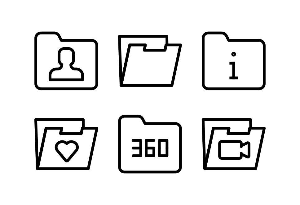 Folders 2 Large Set Preview