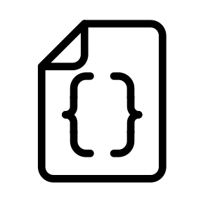 Brackets File Files Documents Filenames Extensions icon