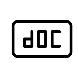 Doc Files Documents Filenames Extensions icon