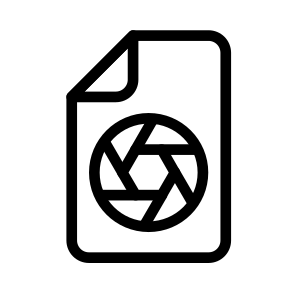 Photo Files Documents Filenames Extensions icon