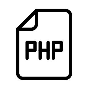 Php Files Documents Filenames Extensions icon