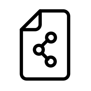 Share Files Documents Filenames Extensions icon