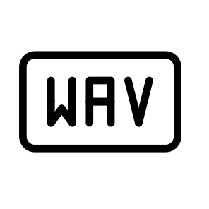 Wav Files Documents Filenames Extensions icon