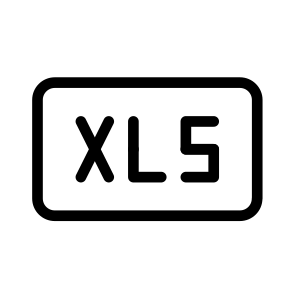 Xls Files Documents Filenames Extensions icon