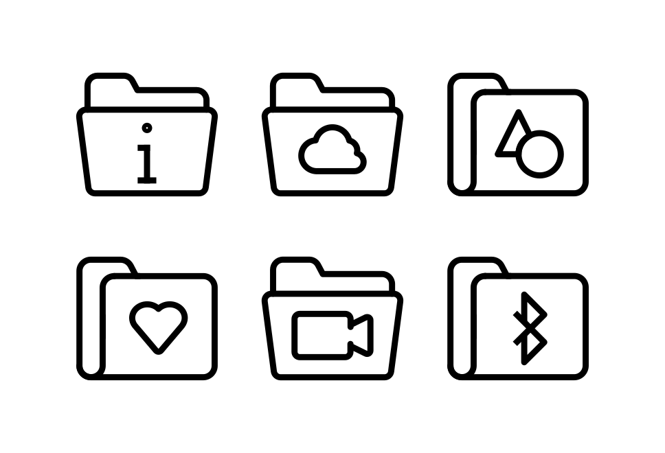 Folders Large Set Preview