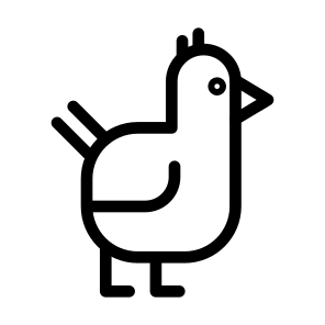 Hen Animals Farm Livestock Beak icon