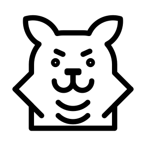 Wolf Animals Head Ears Howl icon
