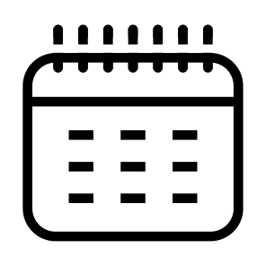 Calendar Accomodation Leisure Booking Web icon