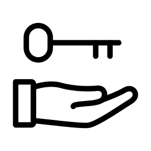 Hotel Key Accomodation Leisure Door Hands icon