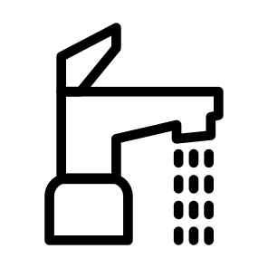 Sink Tap Accomodation Leisure Bathroom Facilities icon