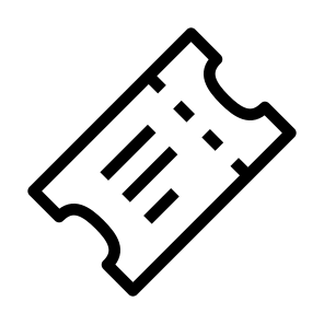 Ticket Leisure Entry Access Concert icon