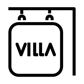 Villa Sign Accomodation Leisure Information Sign icon