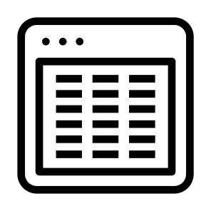 Full Lines Triple Web Window App Browser icon