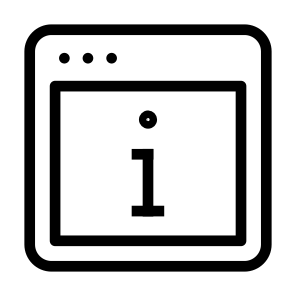 Information Web Window App Browser icon