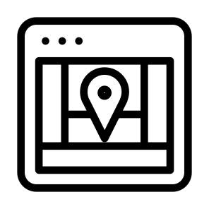 Location Navigation Web Window App Browser icon