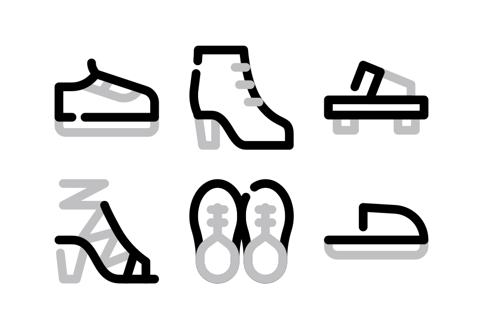 Footware Line Large Set Preview