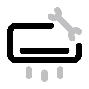Maintenance Furniture Furnishing Air Conditioner Cooling Appliance Electronic Device. icon