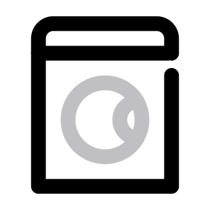 Smart Device Furniture Furnishing Washing Machine Laundry Appliance Electronic Service. icon