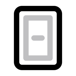 Smart Device Switch Power Energy Electricity Light Lighting Home Service Button. icon