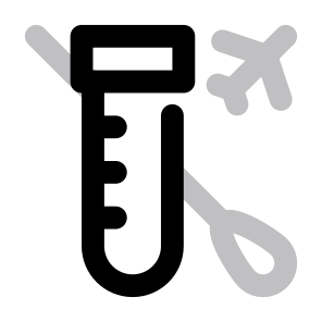 Travel Medical Care Healthcare Test Tube Test Lab Laboratory Swab Flight Cotton Pcr. icon