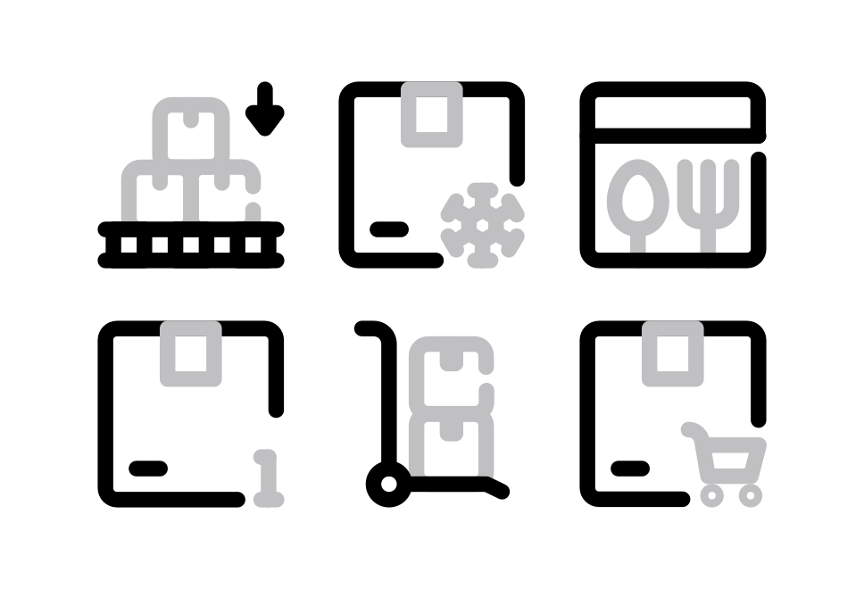 Delivery Line Large Set Preview