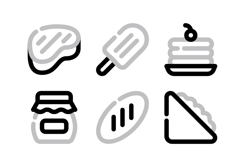 Food Line Large Set Preview