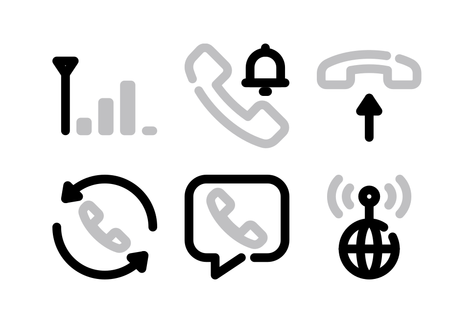 Telephone Line Large Set Preview