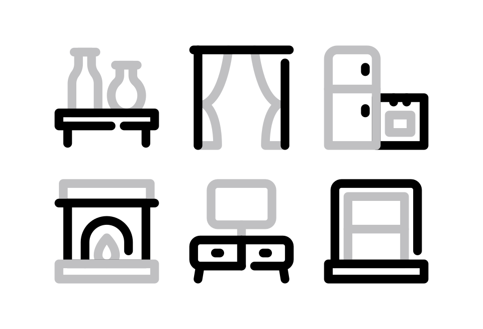Interior Line Large Set Preview