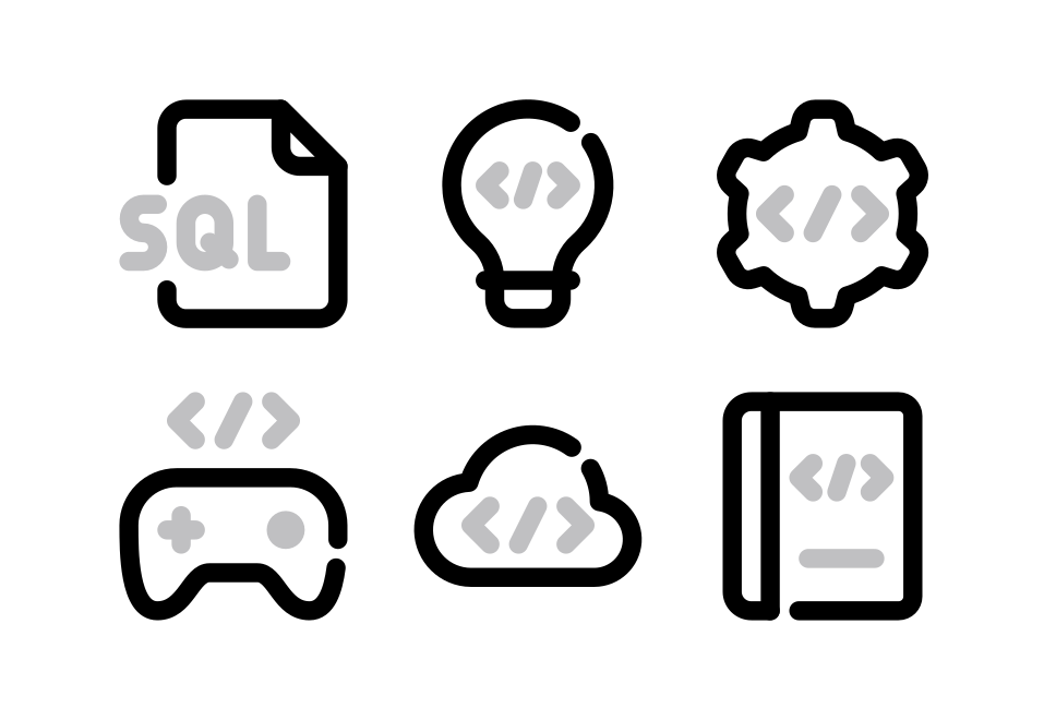 Coding Line Large Set Preview