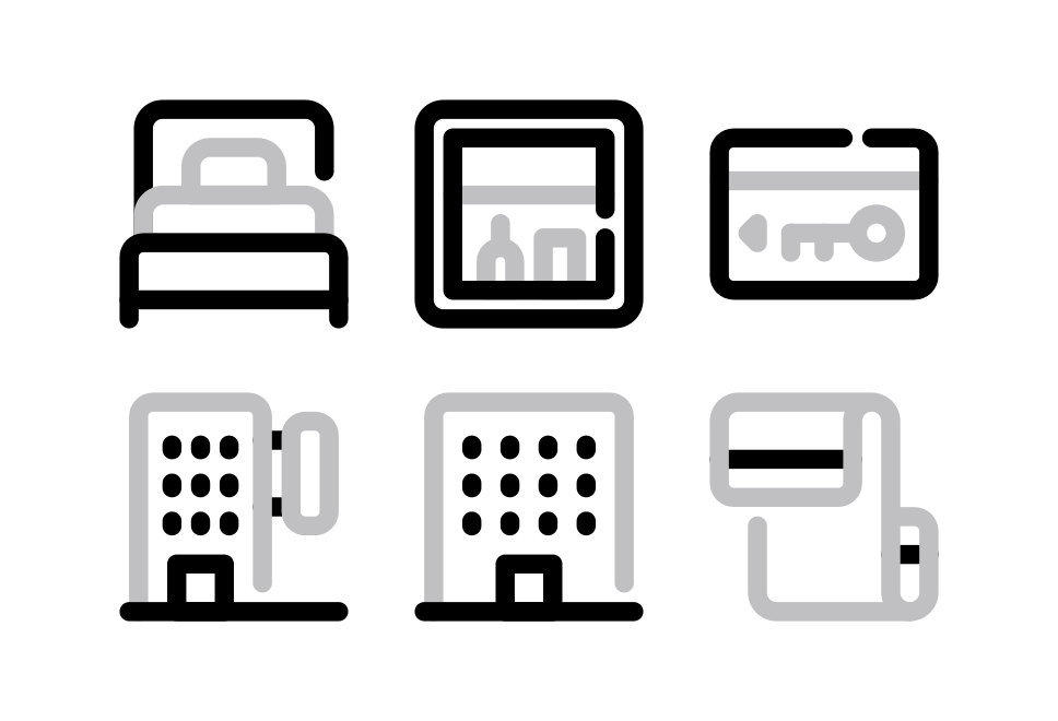 Hotel Service Line Large Set Preview