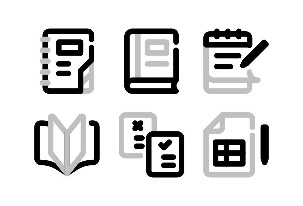 Note And Task Line Large Set Preview