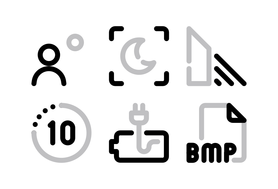 Camera Interface Line Large Set Preview