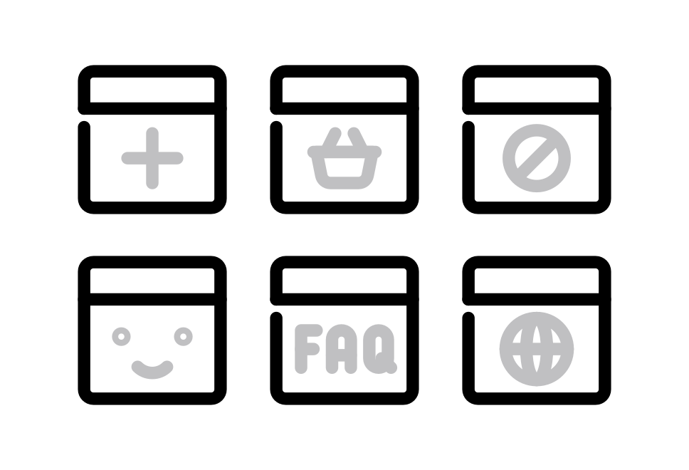 Website Line Large Set Preview