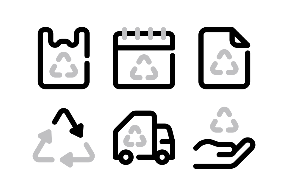 Recycle Line Large Set Preview