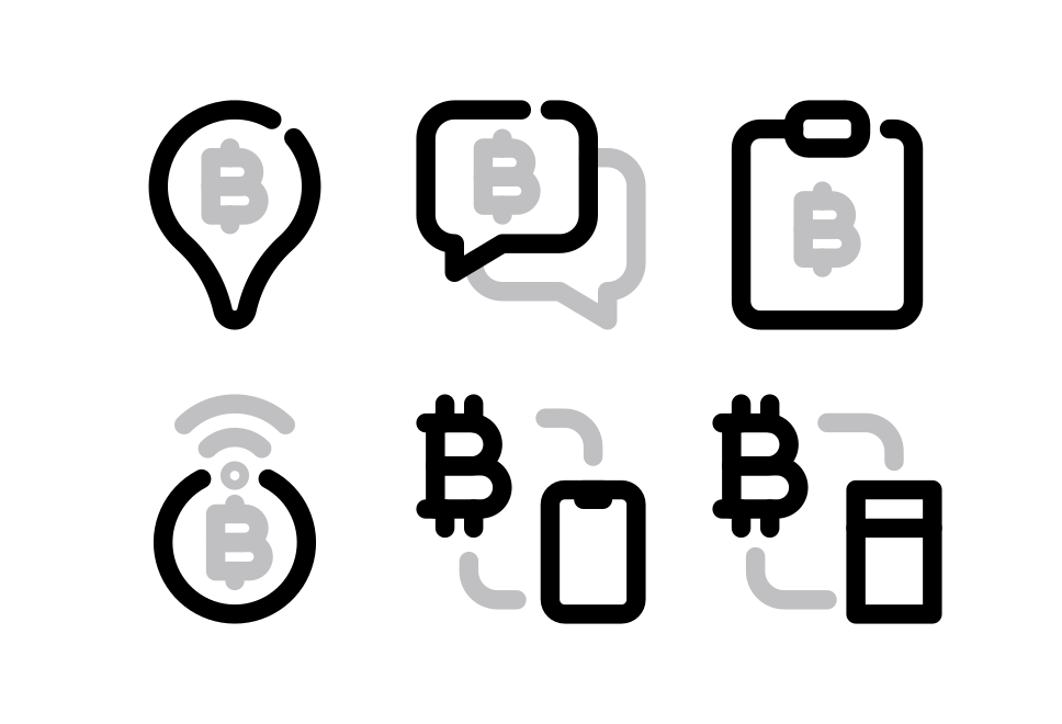 Bitcoin Line Large Set Preview
