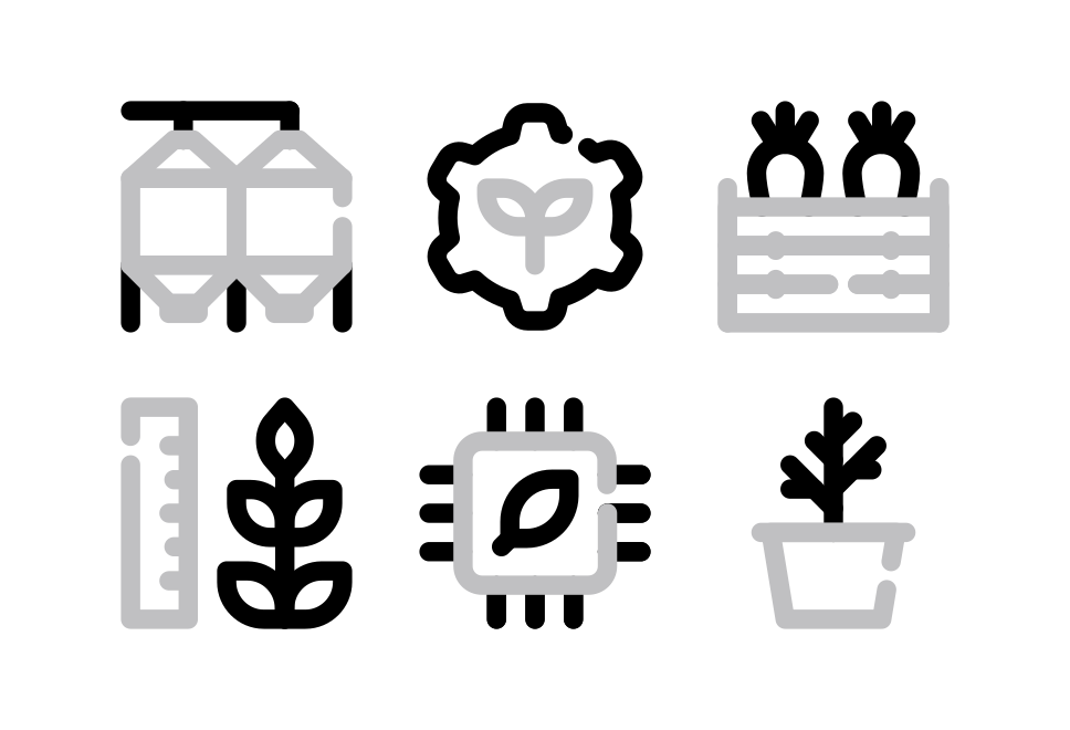 Agriculture Line Large Set Preview